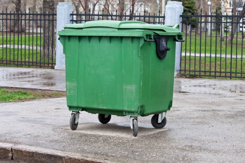 Builders waste clearance van and equipment in North Kensington