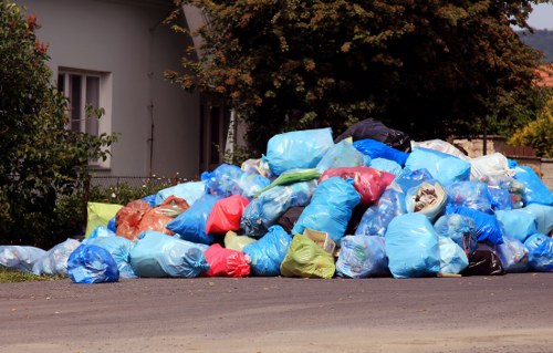 Local waste management service at work