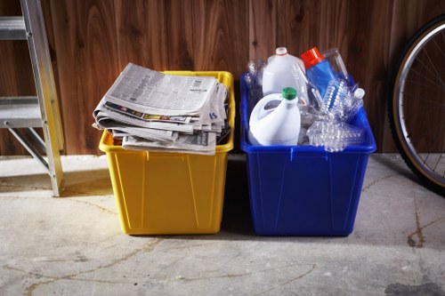 Sorting and recycling construction debris for sustainability