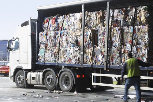 Professional waste clearance work ensuring environmental safety