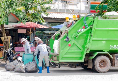 Modern equipment used for sustainable waste management