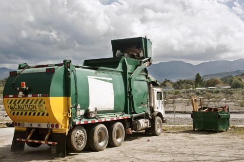 Local waste clearance operation maintaining community safety