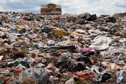 Recycling construction materials at Chelsfield waste clearance site