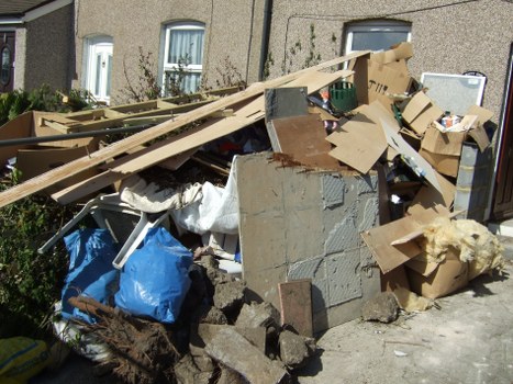 Recycling builders waste materials